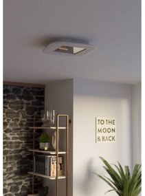 Plafonieră LED dimabilă Eglo 901234 MACCHIONI LED/20W/230V alb + telecomandă