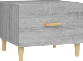 vidaXL Măsuță de cafea, gri sonoma, 50x50x40 cm, lemn compozit