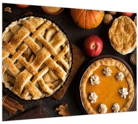 Tablou - Plăcintă de dovleac (70x50 cm)