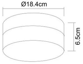 Corp de iluminat pentru baie Globo 32111 VRANOS 1xE27/60W/230V IP44
