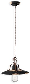 Pendul design retro realizat manual din ceramica COUNTRY, 30cm