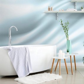 Tapet satin albastru