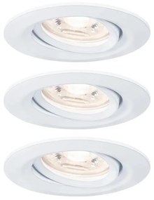 SET 3x corp de iluminat încastrat pentru baie Paulmann 94293 LED/4W IP23 COIN 230V