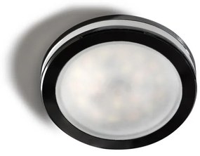 Spot LED incastrabil tavan/plafon baie GALATA R IP44 4000K negru