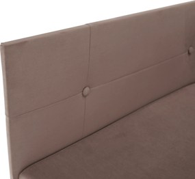 Canapea extensibilă cu spaţiu de depozitare, maro Taupe, AURIA UNI