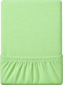 Cearsaf Jersey ALVORA 180x200 cm verde deschis
