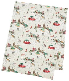 Față de masă din bumbac 137x229 cm Christmas Town – Catherine Lansfield