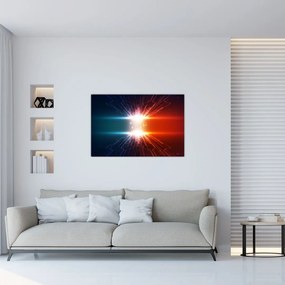 Tablou abstract cu glonț activ (90x60 cm)