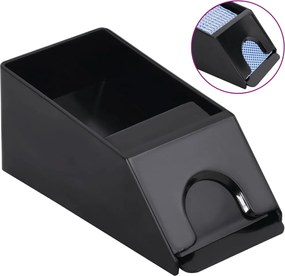 vidaXL Suport de cărți, negru, 2 pachete