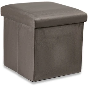 Taburet pliabil maro CUBEXO VELVET M