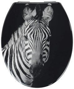 Capac WC 37,5 x 45 cm cu închidere automată Zebra – Allstar