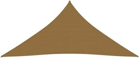 Panza parasolar, gri taupe, 3,6x3,6x3,6 m, HDPE, 160 g m   Gri taupe, 3.6 x 3.6 x 3.6 m