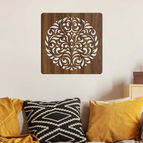 DUBLEZ | Mandala tablou din lemn - Pace