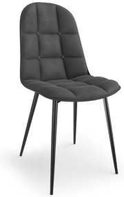 Scaun de bucaterie Lancaster, gri/negru