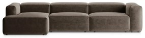 Coltar 4 locuri Bergamo stofa L344 cm