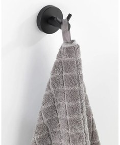 Cârlig negru mat de montat pe perete din oțel inoxidabil Bosio – Wenko