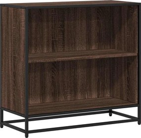 vidaXL Bibliotecă, stejar maro, 80,5x35x76 cm, lemn prelucrat