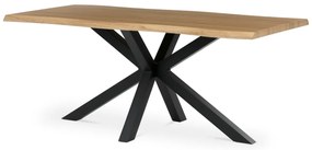 Masă de sufragerie 180 x 90 cm, stejar sălbatic