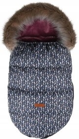 ShopJK SAC DE IARNĂ PENTRU CĂRUCIOR - BURGUNDY