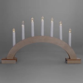 Brilagi - Suport LED pentru lumânare de Crăciun 7xLED/2xAA 28x45 cm