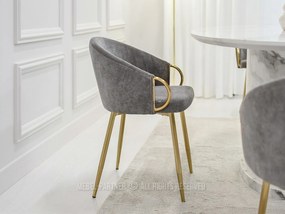 Scaun Carma K (gri + auriu). 1111003