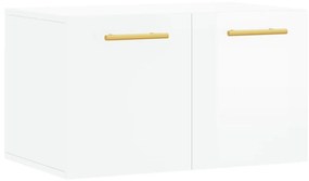 830006 vidaXL Dulap de perete, alb extralucios, 60x36,5x35 cm, lemn compozit