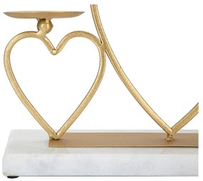 Sfeșnic Mauro Ferretti, auriu-alb