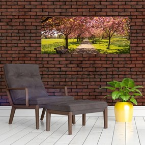 Tablou - livada cu cireși (120x50 cm)