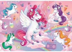 Unicorn Jolly Puzzle maxi Clementoni de 24 de piese