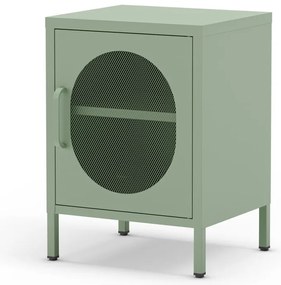 Noptieră verde-mentă din metal Diora – Marckeric