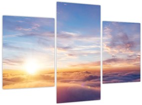 Tablou - Apus de soare deasupra norilor (90x60 cm)