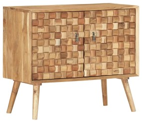 vidaXL Servantă, 75 x 35 x 65 cm, lemn masiv de acacia