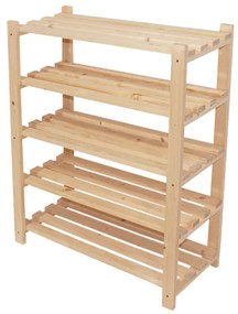 Etajera Lemn 70x30x90 cm cu 5 polite