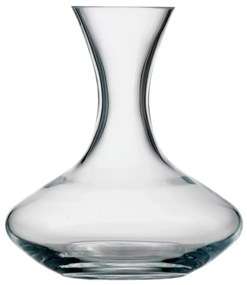 Carafa din sticla clara, Decanter cu volum de 750 ml pentru aerarea vinului rosu