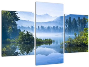 Tablou cu lac montan (90x60 cm)