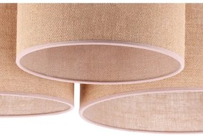 Duolla - Plafonieră ROLLER TRIO 3xE27/60W/230V bej