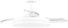 Lustra LED cu Ventilator si telecomanda NEVMA alb
