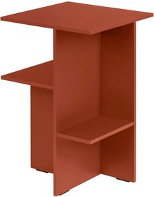 Noptieră teracotă cu rafturi Atik – noo.ma