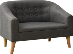 vidaXL Canapea pentru copii, gri, material textil