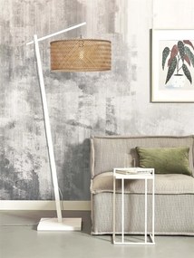 Lampadar eco din bambus Java L white/50x22, nat