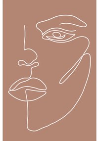 Poster 29x41 cm Woman Face – Veronika Boulová