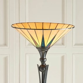 Endon 64042 - Lampă de podea Tiffany DARK STAR 1xE27/60W/230V Ø 42 cm