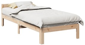 vidaXL Cadru de pat fără saltea, 80x200 cm, lemn masiv de pin