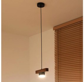 Duolla - Pendul pe cablu IRONLINE 1xGX53/3W/230V pin/stejar/negru