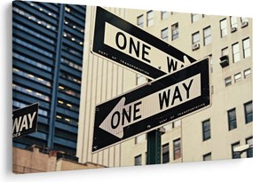 Tablou - New York ONE WAY (90x60 cm)
