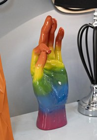 Mauro Ferretti Mână Curcubeu Ok, 16 X 10,5 X 36 Cm | Aosom Romania