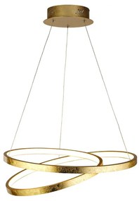 Lustra LED suspendata design modern circular Float aurie 8761GO SRT