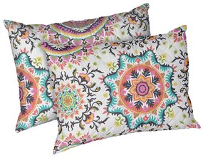 Set 2 perne Kantha, microfibra matlasata Alcam, 50X70 cm