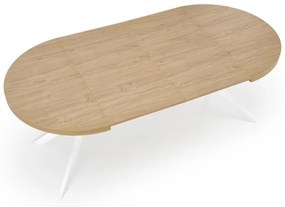 Masa extensibila Peroni stejar auriu/alb - L100-250 cm