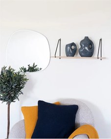 Vază albastru-închis din ceramică (înălțime 18 cm) – House Nordic